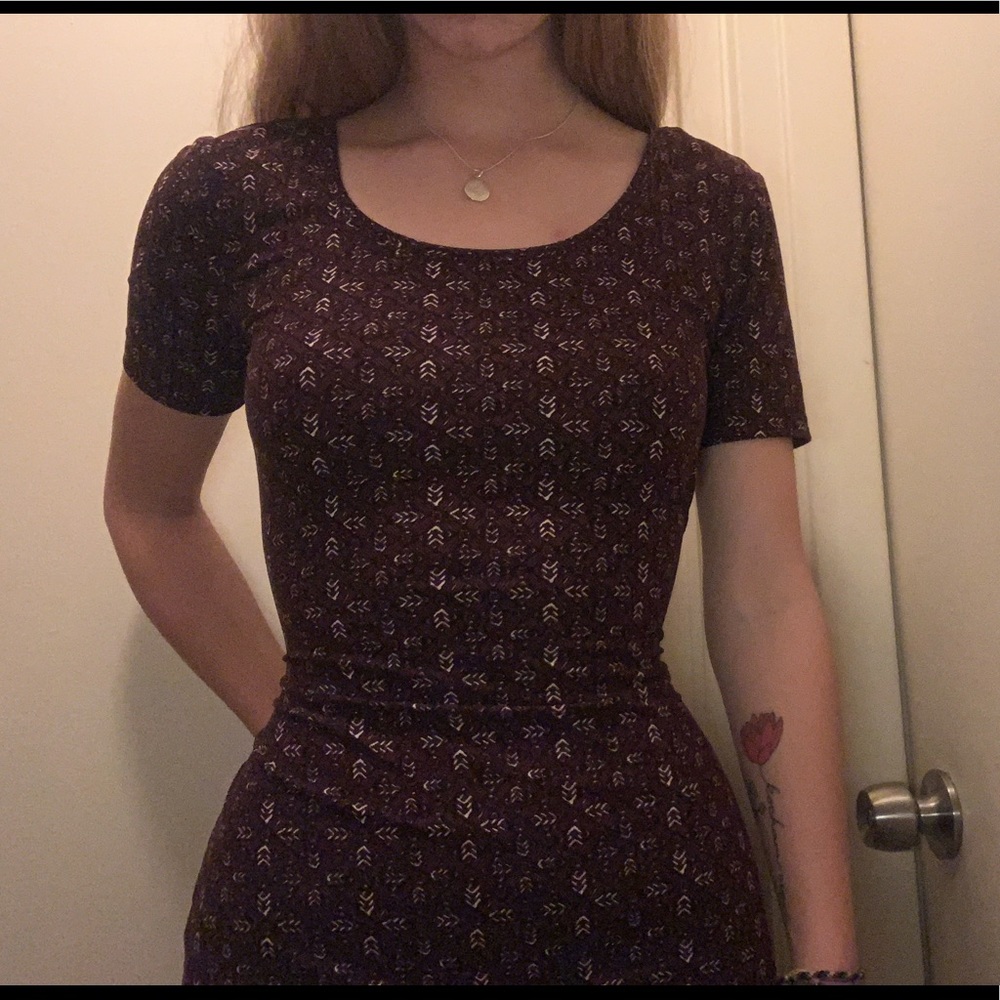 body tight dress with pattern